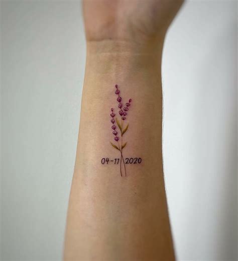 Lovely Lavender Tattoo Ideas To Inspire You In