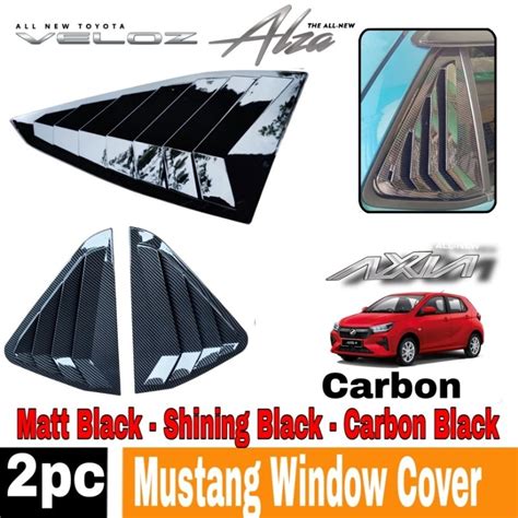 Free 1mTape Mustang Perodua Axia 2023 Alza Carbon All New Baru Car