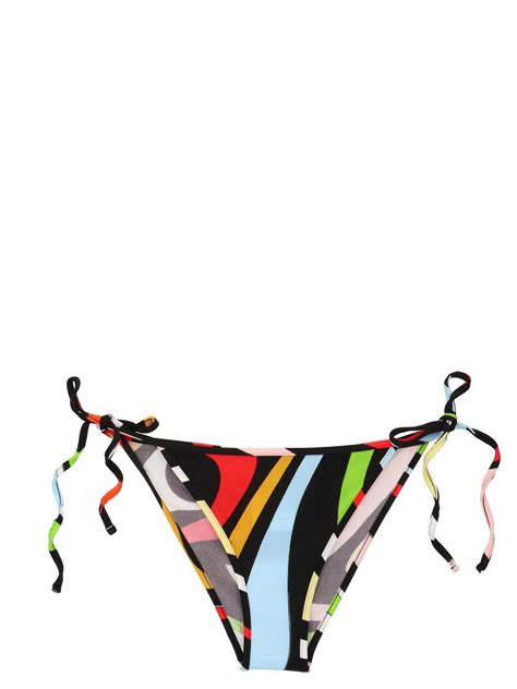 Emilio Pucci Printed Bikini Briefs Editorialist