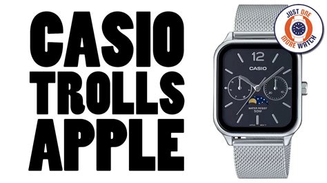 Casio Is Trolling Apple Youtube