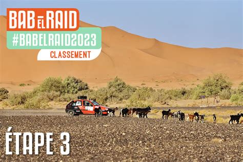 Classement à l issue de l étape 3 Live 2023 Bab el Raid