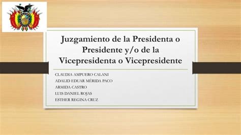 Exposicion Juicio De Responsabilidades Ppt