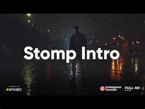 Clean Stomp Opener Intro After Effects Template AE Templates