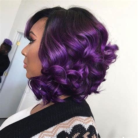 50 Perfect Purple Color Hairstyle Ideas Bob Hairstyles Hair Hair Looks