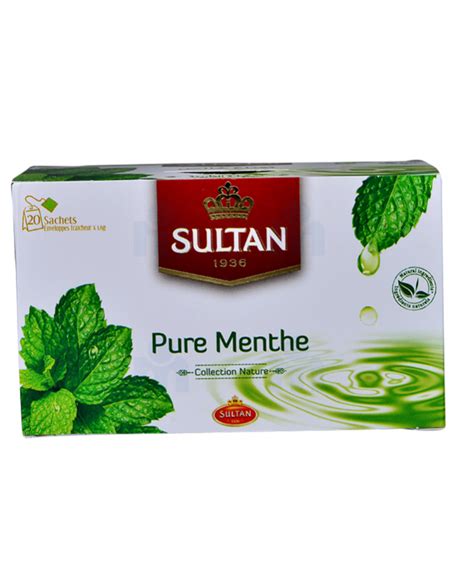 Warakpro - Infusion pure menthe 20 sachets 32g - SULTAN - Maroc