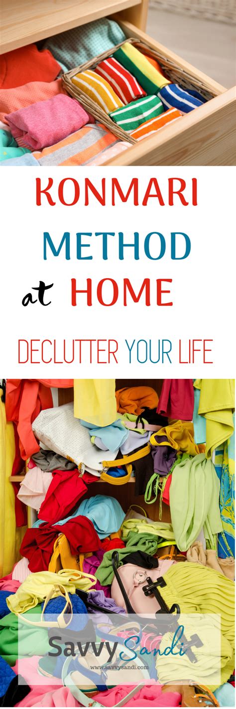 KonMari Method Of Tidying Up And Organization Clean Up Savvy Sandi