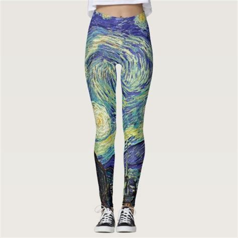 Van Gogh The Starry Night Leggings Wearable Art From Our Favorite