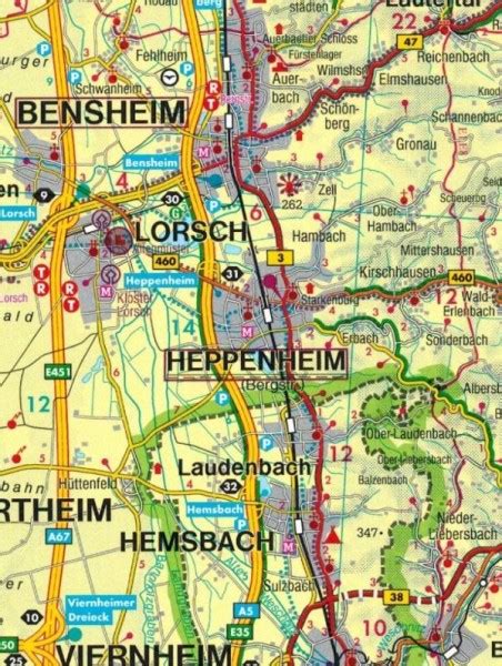 Frankfurt I Okolice Mapa Turystyczna Freytag Berndt