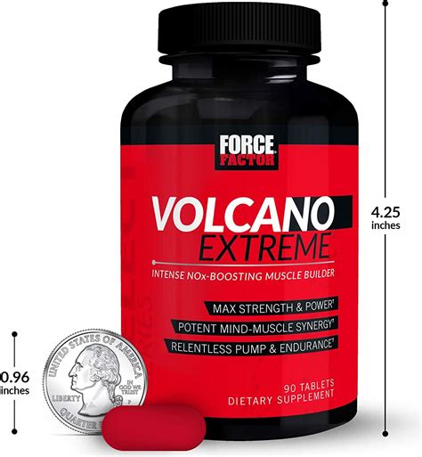 Volcano Extreme Pack Pre Workout Nitric Oxide Booster Supplement