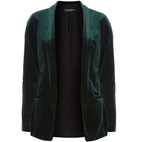 Dorothy Perkins Velvet Blazer 37 Liked On Polyvore Featuring Outerwear Jackets Blazers