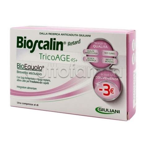 Bioscalin TricoAge Formula Avanzata Integratore Anti Caduta Capelli 30