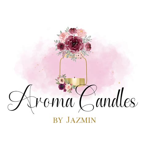 Candle Logo Design Custom Candle Business Logo Premade Etsy