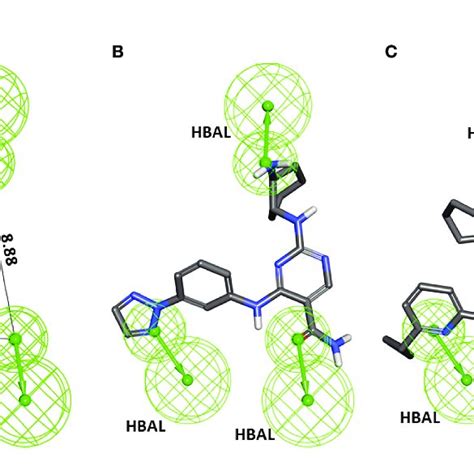 A The Best Pharmacophore Model Hypo Shows Chemical Features And