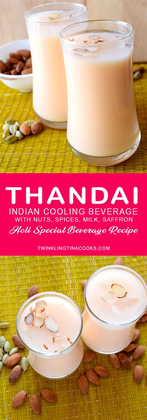 Thandai recipe | How to make Thandai | Indian Cooling Beverage Recipe ...