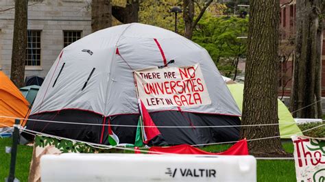 Harvard president threatens suspending pro-Palestinian student protesters