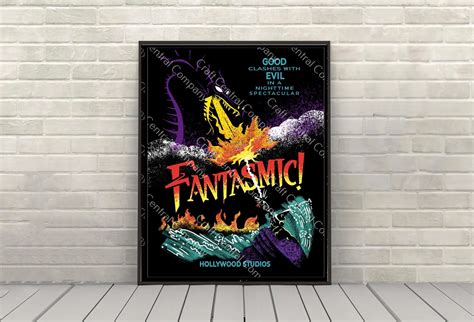 Fantasmic Hollywood Studios Poster - CraftCentralCompany