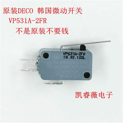 Pc Korea Deco Vp A Fr Micro Switch Straight Handle Contact Switch