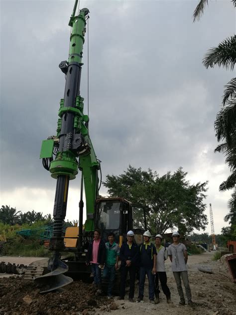 The Max Drilling Depth 16m Tysim Kr50 Excavator Drilling Attachment