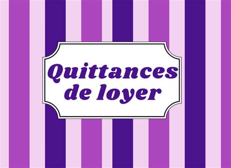 Buy Quittances De Loyer Carnet Souche Re U De Paiement Pour