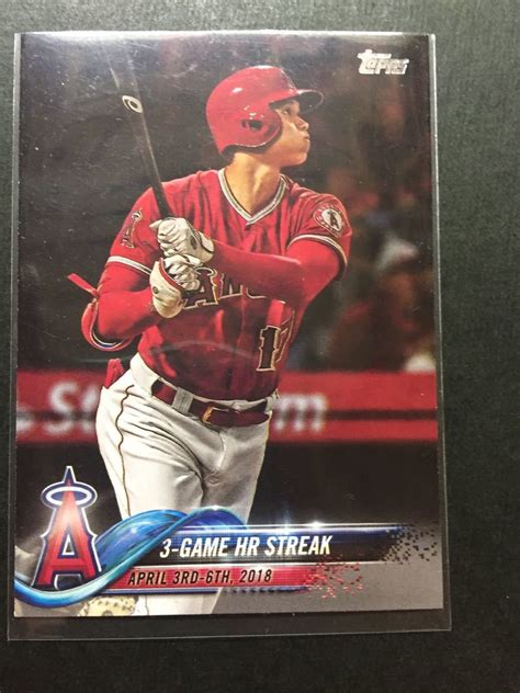 2018 Topps 大谷翔平 ルーキーカード 3hr Game Streak Angels 日本ハム ファイターズシングルカード｜売買さ