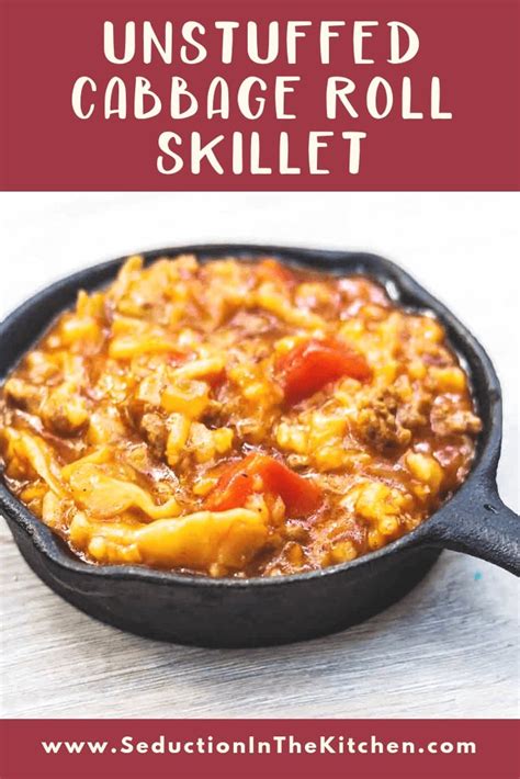 Unstuffed Cabbage Roll Skillet Stuffed Cabbage Casserole