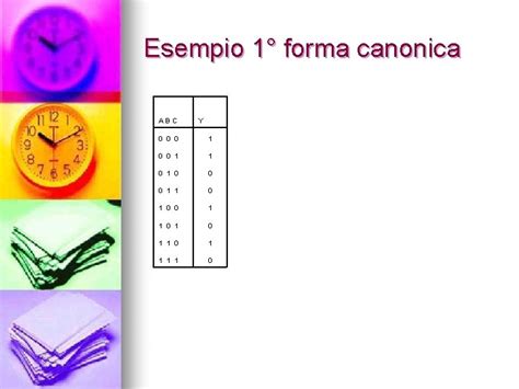 prima  seconda forma canonica prima forma canonica