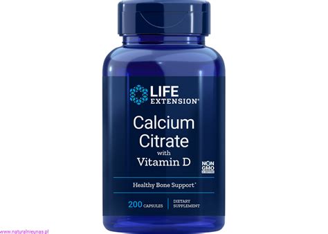 Calcium Citrate With Vitamin D Cytrynian Wapnia Z Witamin D