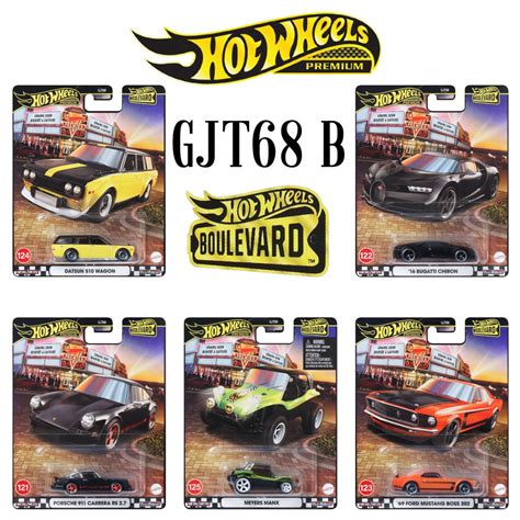Jual Hot Wheels Premium Boulevard Set 5Pcs GJT68 B Datsun Bugatti Porsche Shopee Indonesia