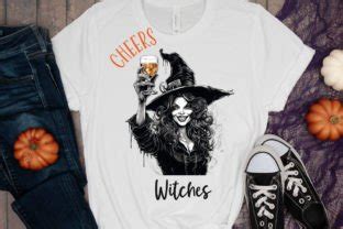 Halloween Sublimation Cheers Witches Graphic By Sumim Creative