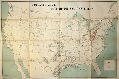 (US Oil & Gas) Map of Oil And Gas Fields – The Old Map Gallery