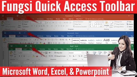 Fungsi Quick Access Toolbar Pada Microsoft Word Excel Dan Powwerpoint