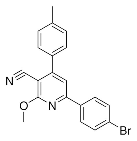 Bromophenyl Methoxy Methylphenyl Nicotinonitrile