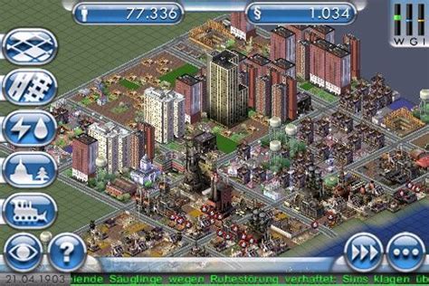 Screenshot Of SimCity IPhone 2008 MobyGames