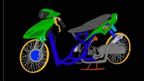 Gambar Motor Drag Mio Kartun