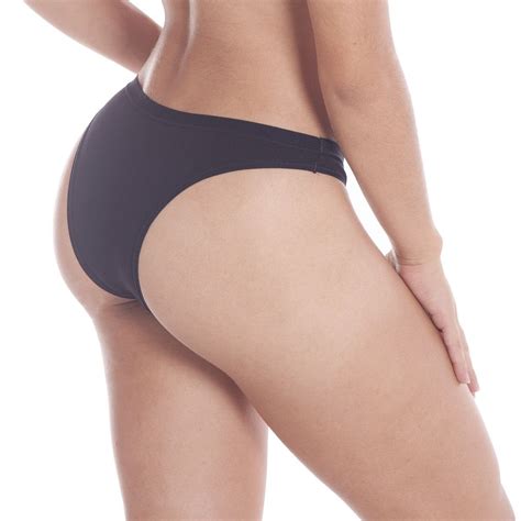 Calcinha Moda Intima Lingerie Tanga Algod O Feminina Loba Lupo Preto