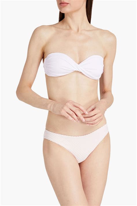 Seafolly Riviera Stretch Seersucker Low Rise Bikini Briefs The Outnet