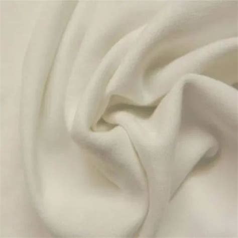 Creamy Polyester Viscose Lycra Fabric For Garments Pattern Plain At