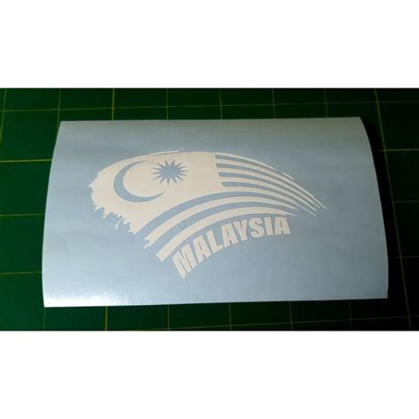 BENDERA MALAYSIA 3D EFFECT STICKER BENDERA STICKER KERETA STICKER