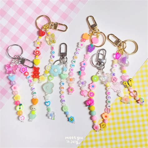 Beaded Keychains - Etsy