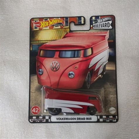 Hot Wheels Premium Vw Volkswagen Drag Bus Hw Car Culture Boulevard Series 42 Real Riders