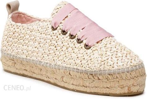 Manebi Espadryle Sneakers D V 2 1 E0 Beżowy Ceny I Opinie Ceneo Pl