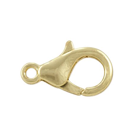 Lobster Claw Clasp X Mm Gold Plated Pcs