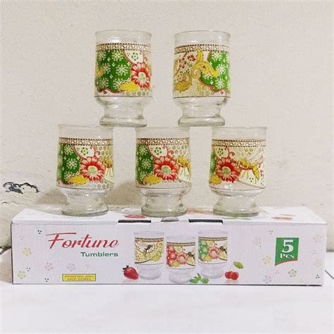 Jual Gelas Kaca Tebalgelas Kadogelas Tamuisi 5 Pcs Shopee Indonesia