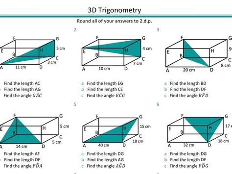 3D Trigonometry Teaching Resources