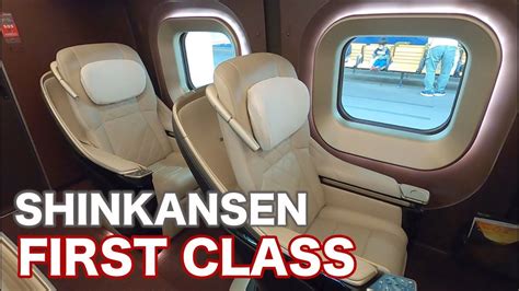 First Class On The Shinkansen In Japan Niigata→tokyo Youtube In