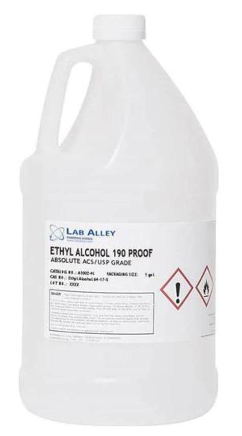 Ethanol Proof Non Denatured Alcohol Usp Fcc Food Grade