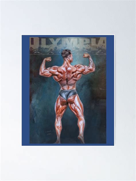 Chris Bumstead Mr Olympia Physique Poster For Sale By Annita Ca Redbubble