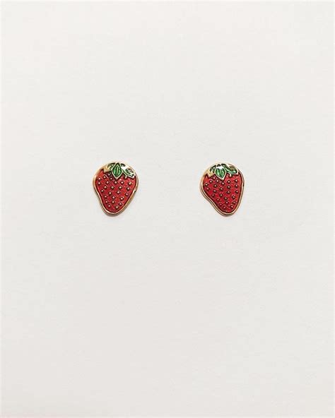 Strawberry Stud Earrings