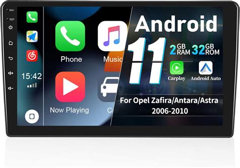 CAMECHO Android 11 Autoradio mit Carplay Android Auto für Opel Astra H