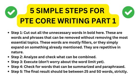 Pte Core Writing Part Samples Easy Steps Hzad Education